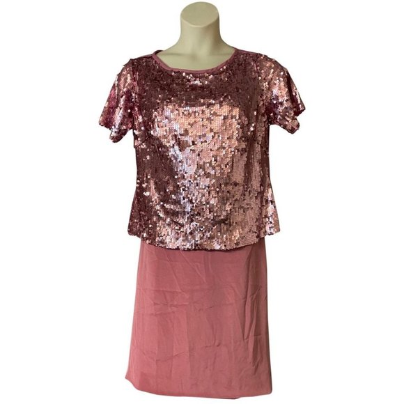 SAMY GICHERMAN COUTURE COCKTAIL PINK SIRT SET XL - Picture 6 of 16